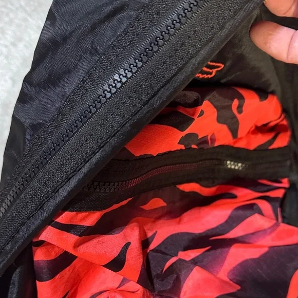 Fox Black and Vibrant Red Men's Backpack - Picture 4 of 5